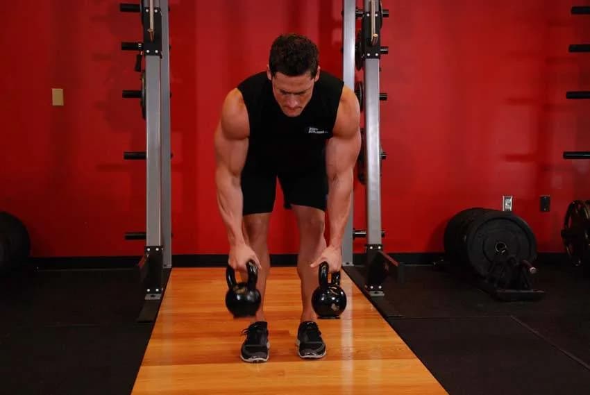 Попеременная тяга гири